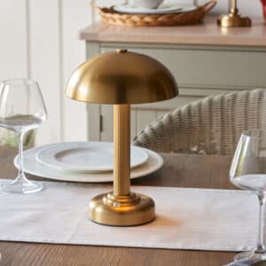 AB Rechargeable Table Lamp Warm Brass